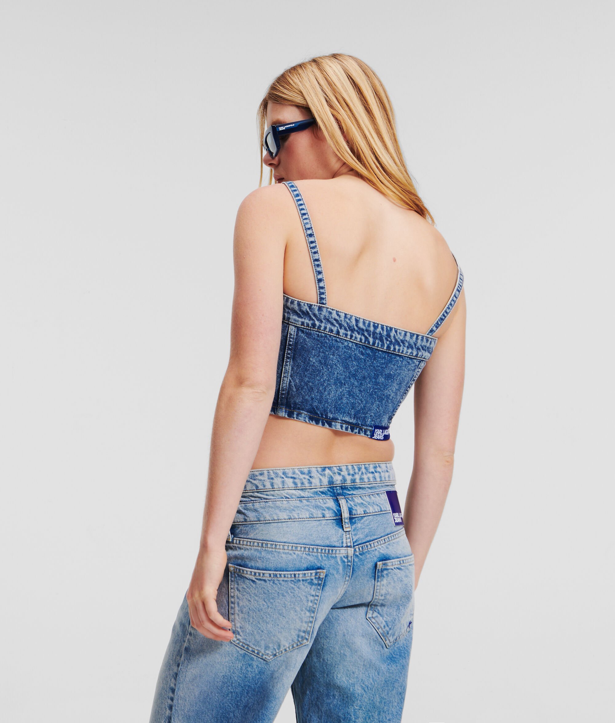 (image for) Timeless KLJ Denim Bandeau Top